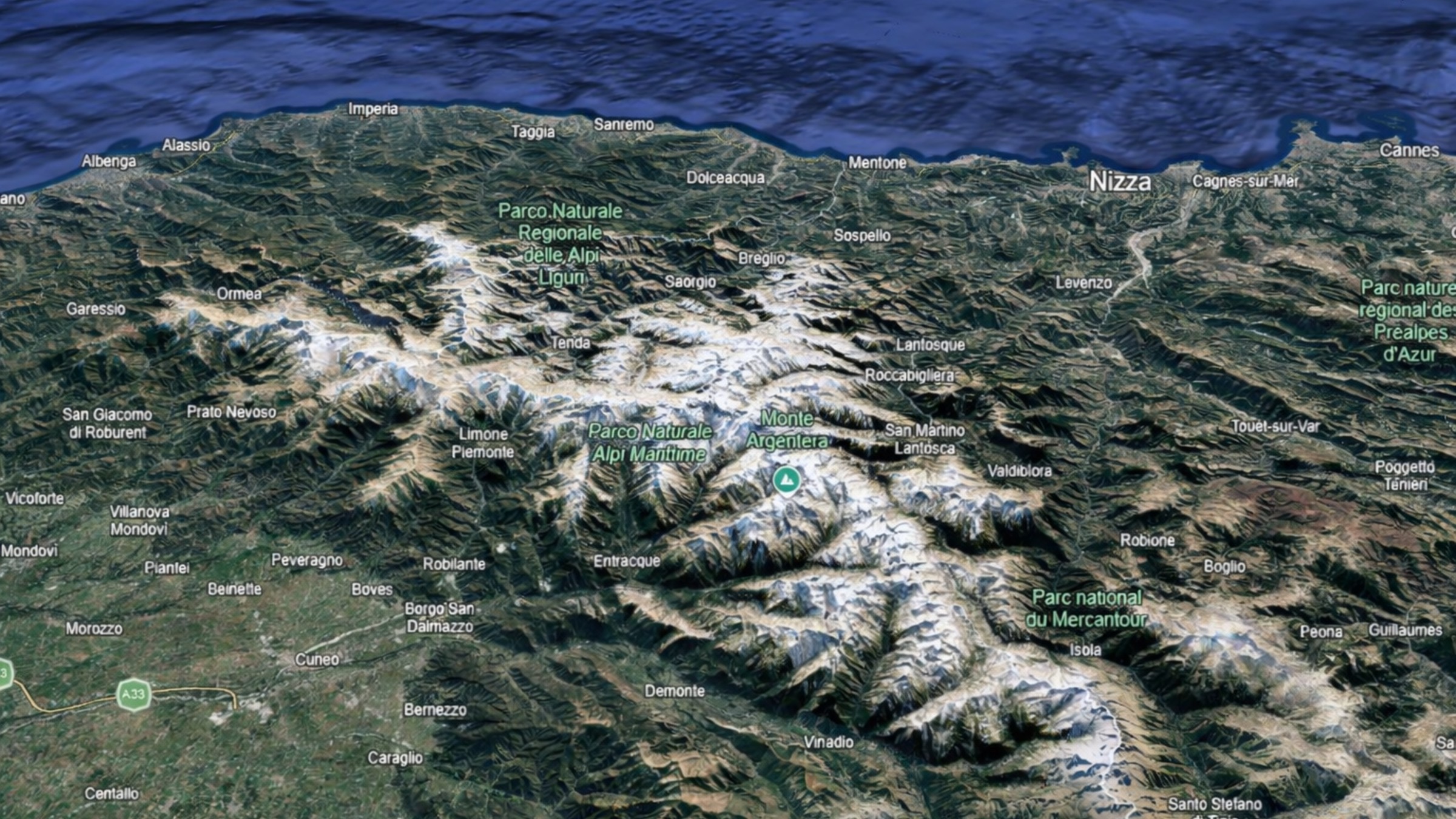 Sanremo outdoor: neve e mare